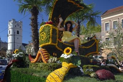 Debreceni virágkarnevál-stock-foto