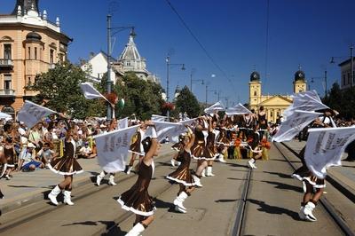Debreceni virágkarnevál-stock-foto