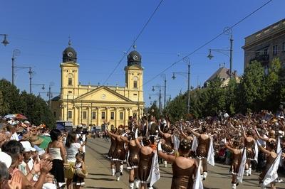 Debreceni virágkarnevál-stock-foto