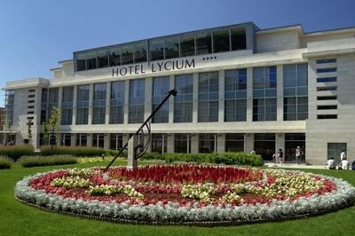 Virágóra Debrecenben-stock-foto