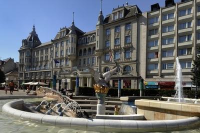 Aranybika Szálloda, Debrecen-stock-foto