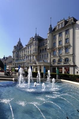 Aranybika Szálloda, Debrecen-stock-foto