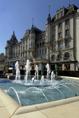 Aranybika Szálloda, Debrecen-stock-foto