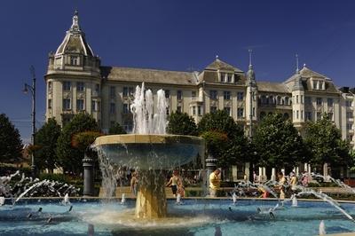 Aranybika Szálloda, Debrecen-stock-foto