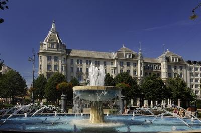 Aranybika Szálloda, Debrecen-stock-foto