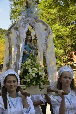 Mátraverebély-Szentkút-stock-foto