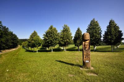 Páneurópai Piknik Emlékhely-stock-foto