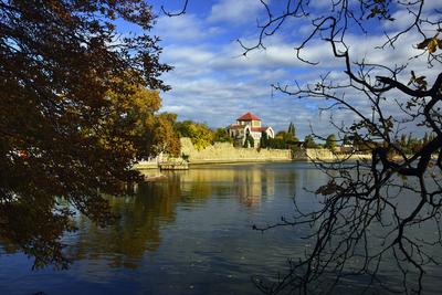 Tatai vár-stock-foto