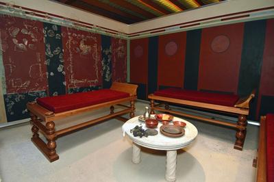 Villa Romana Baláca-stock-foto