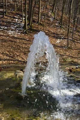 Vöröskő-forrás-stock-foto