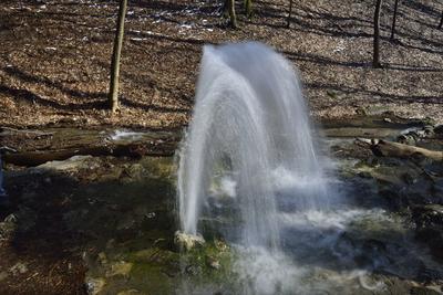 Vöröskő-forrás-stock-foto