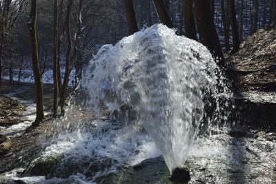 Vöröskő-forrás-stock-foto