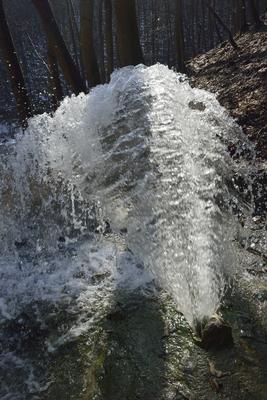 Vöröskő-forrás-stock-foto