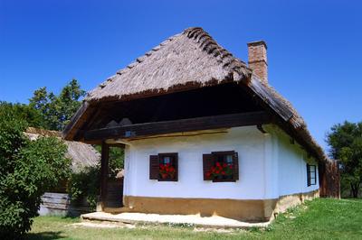 Szalafő - Pityerszer, Őrségi Népi Műemlékegyüttes-stock-foto
