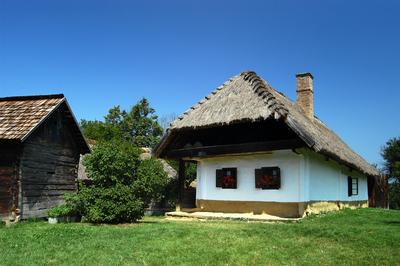 Szalafő - Pityerszer, Őrségi Népi Műemlékegyüttes-stock-foto