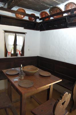 Magyarszombatfa, Fazekasház-stock-foto