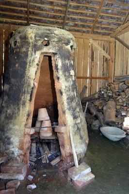 Magyarszombatfa, Fazekasház-stock-foto