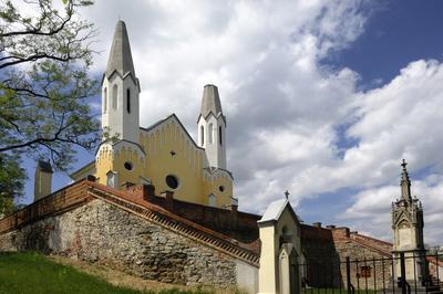 Sitke, kálváriakápolna-stock-foto