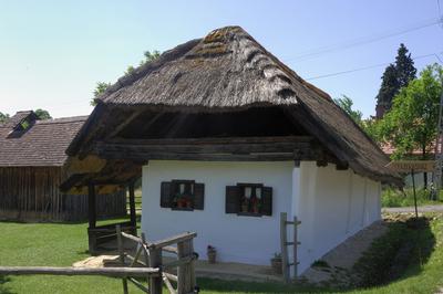 Magyarszombatfa, Fazekasház-stock-foto