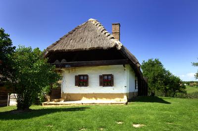 Szalafő - Pityerszer, Őrségi Népi Műemlékegyüttes-stock-foto