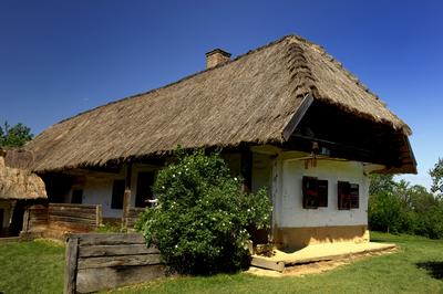 Szalafő - Pityerszer, Őrségi Népi Műemlékegyüttes-stock-foto