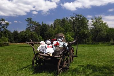 Őrségi táj Szalafőn-stock-foto