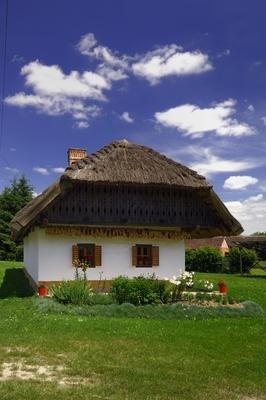 Nagyrákos, tájház-stock-foto