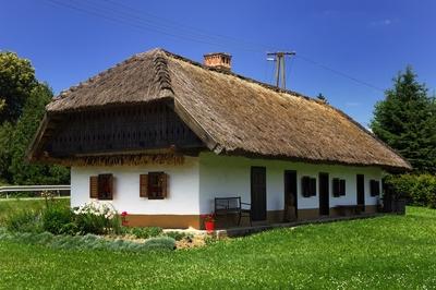 Nagyrákos, tájház-stock-foto