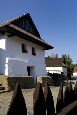 Hollókő, Ófalu védett falurész-stock-foto