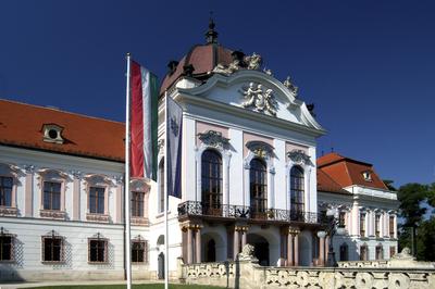 Gödöllő, Grassalkovich-kastély-stock-foto