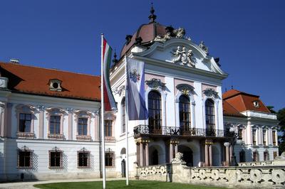 Gödöllő, Grassalkovich-kastély-stock-foto