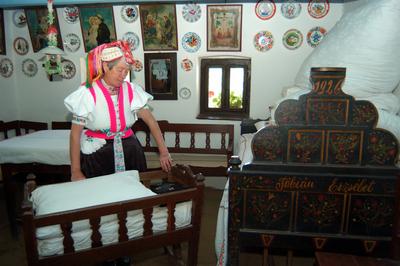 Hollókői Falumúzeum-stock-foto