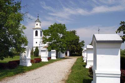 Bátaszék, Kálvária és kápolna-stock-foto