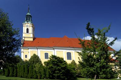 Szekszárd, Belvárosi Római Katolikus templom-stock-foto