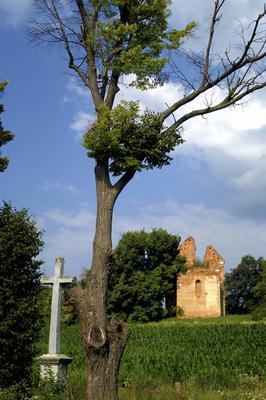 Cikói, Máriaszéplaki templomrom-stock-foto