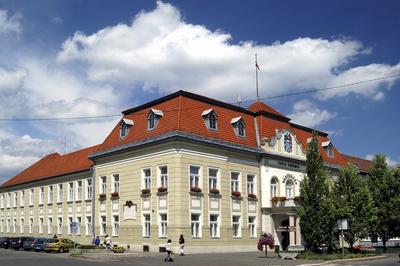 Balassagyarmat, Városháza-stock-foto