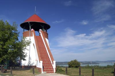 Zamárdi, Kőhegyi kilátó-stock-foto