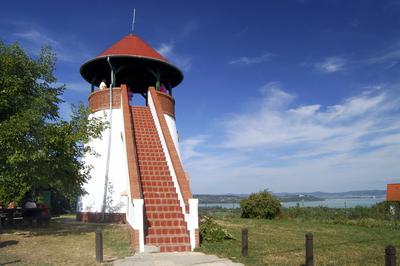 Zamárdi, Kőhegyi kilátó-stock-foto