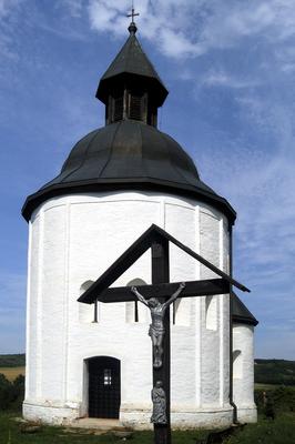 Kallósdi kerektemplom (Szent Anna templom)-stock-foto