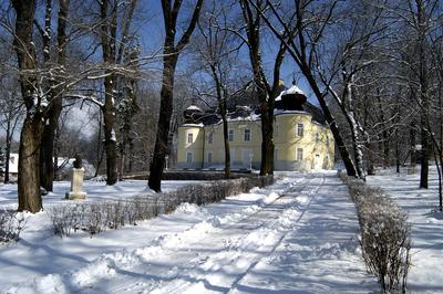 Bátonyterenye, a Gyürky–Solymossy-kastély télen-stock-foto