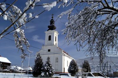 Jobbágyi, Szent György templom-stock-foto