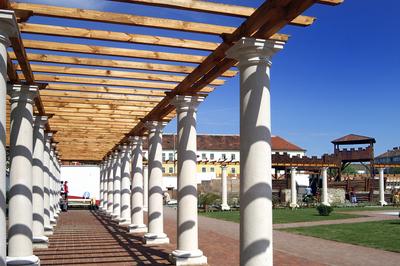 Szombathely, Történelmi Témapark-stock-foto