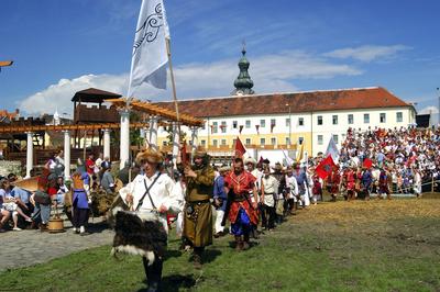 Szombathely, Történelmi Témapark-stock-foto