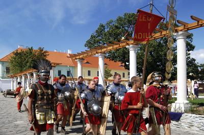 Szombathely, Történelmi Témapark-stock-foto