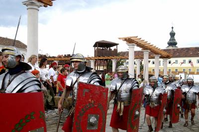 Szombathely, Savaria Történelmi Karnevál-stock-foto