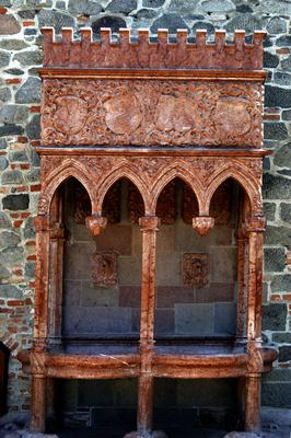 Visegrád, Királyi palota-stock-foto