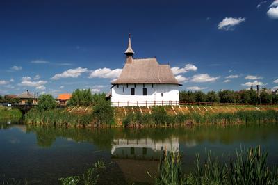 Csengersimai református templom-stock-foto