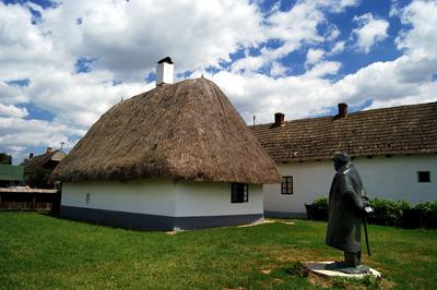 Tiszacsécse, Móricz Zsigmond emlékház-stock-foto
