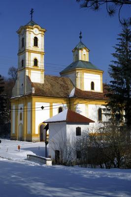 Grábóc, Szerb ortodox kolostor és templom-stock-foto