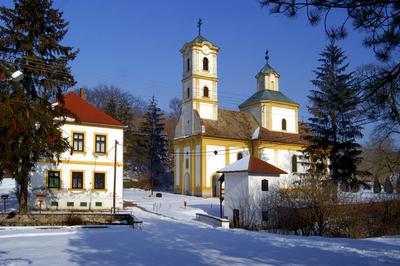 Grábóc, Szerb ortodox kolostor és templom-stock-foto